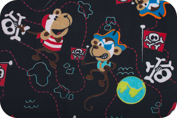 Pirate Monkey Cuddle Black
